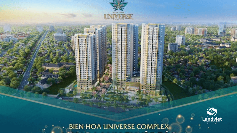 Biên Hòa Universe Complex là dự án căn hộ cao cấp đầu tiên tại Biên Hòa